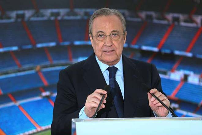 Florentino Perez, chủ tịch Real Madrid, được cho là đã ủng hộ ý tưởng Super League