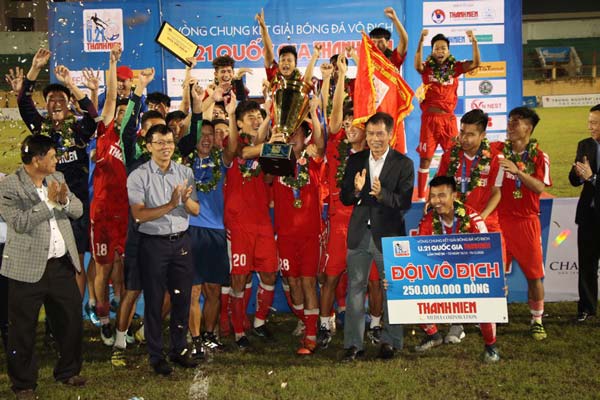 HLV Thạch Bảo Khanh giúp U21 Viettel thâu tóm chức vô địch U21 QG