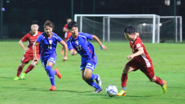 Đội tuyển bóng đá nữ Việt Nam không thể vượt qua Đài Bắc Trung Hoa ở tứ kết Asiad 2018