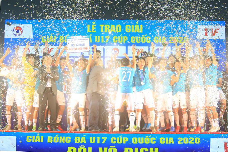 PVF giành chiến thắng giải U17 Cúp Quốc gia 2020