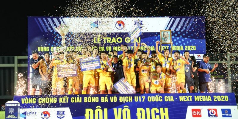 Sông Lam Nghệ An giành chức vô địch tại giải bóng đá Vô địch U17 QG – Next Media 2020