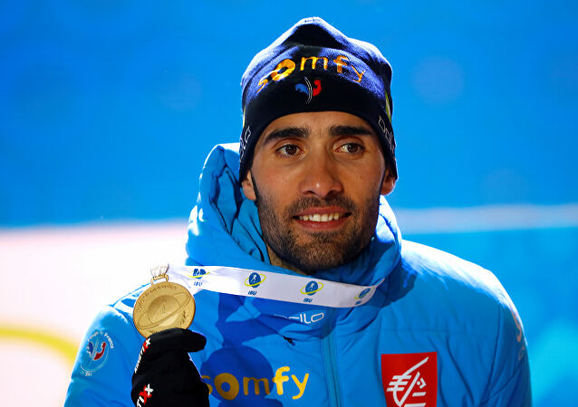 Martin Fourcade - vận động viên trượt tuyết bắn súng của Pháp