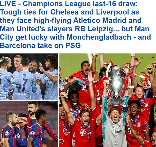 Daily Mail đánh giá Chelsea và Liverpool sẽ vất vả.