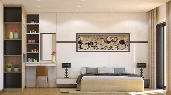 Chung cư 70m2 thường bao gồm: 1 phòng khách, 1 phòng bếp, 2 phòng ngủ và 2 nhà vệ sinh