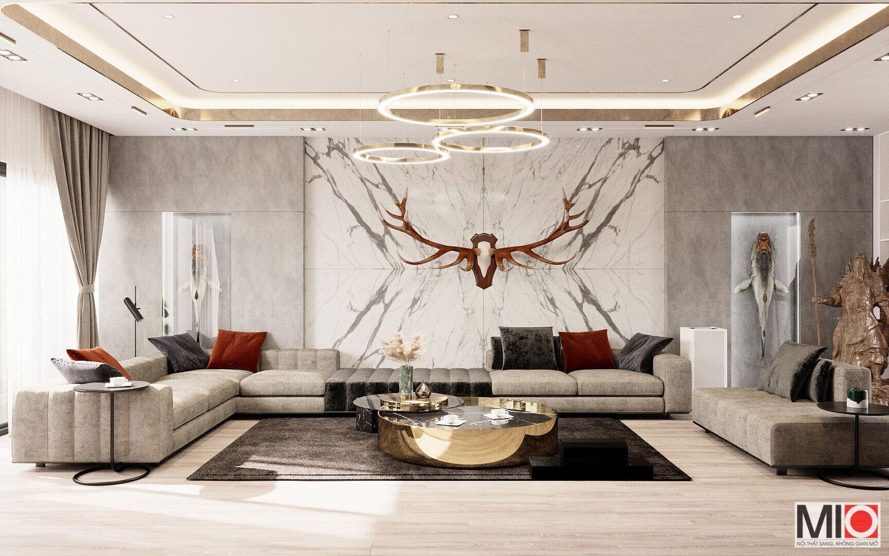 Thiết kế biệt thự phố 3 tầng 2